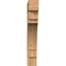 Ekena Millwork Merced Block Rough Sawn Bracket, Western Red Cedar, 6"W x 32"D x 40"H BKT06X32X40MRC05RWR - alternate 4